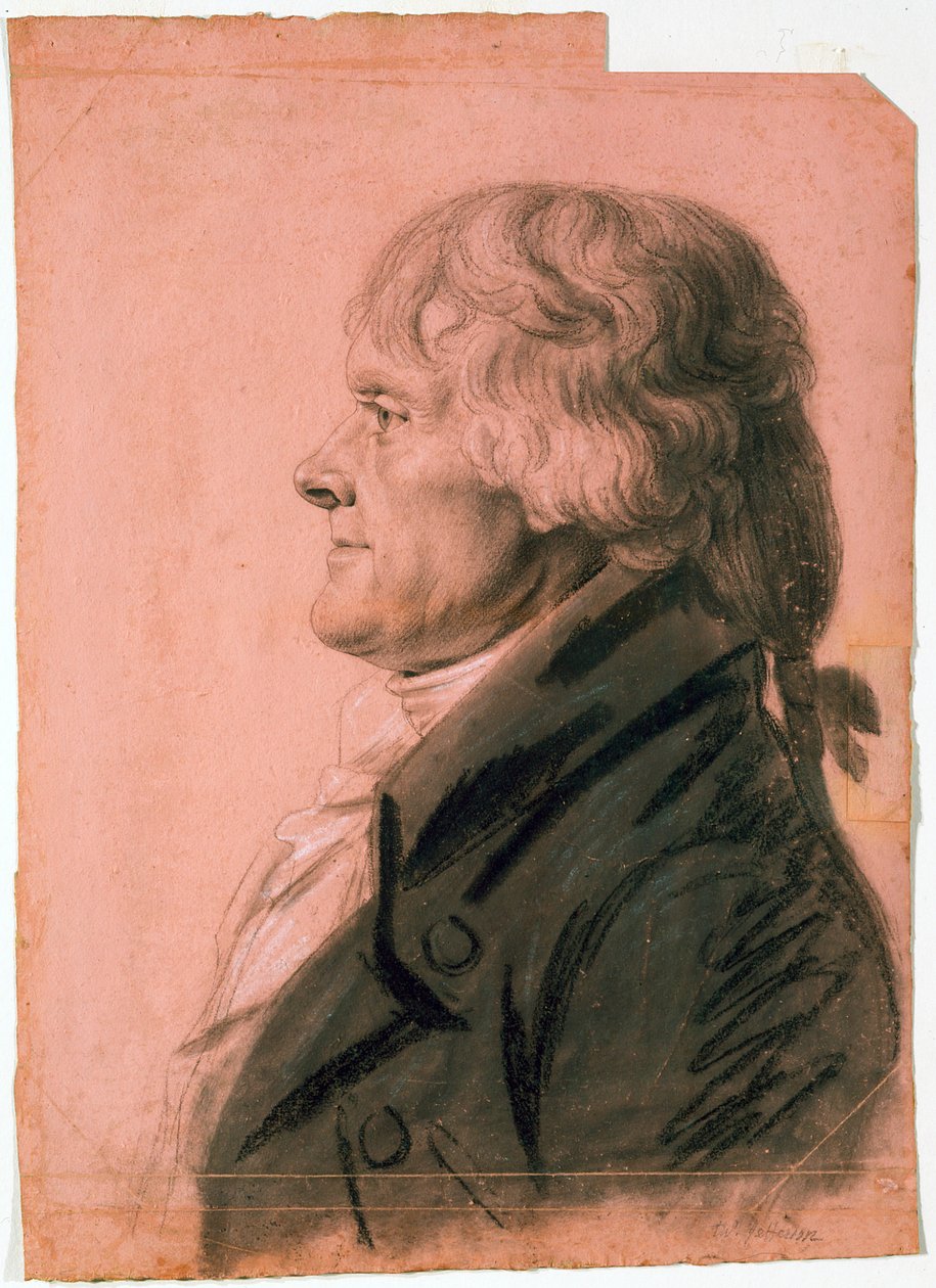 Thomas Jeffersonin muotokuva tekijältä Charles Balthazar Julien Févret de Saint Mémin
