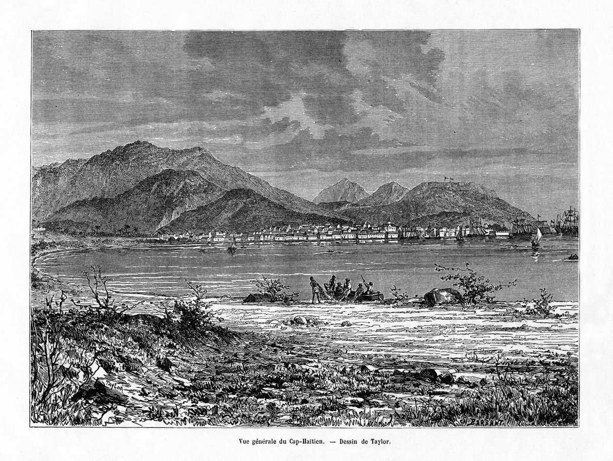Cap Haitien, Haiti, 1800-luku tekijältä Charles Barbant