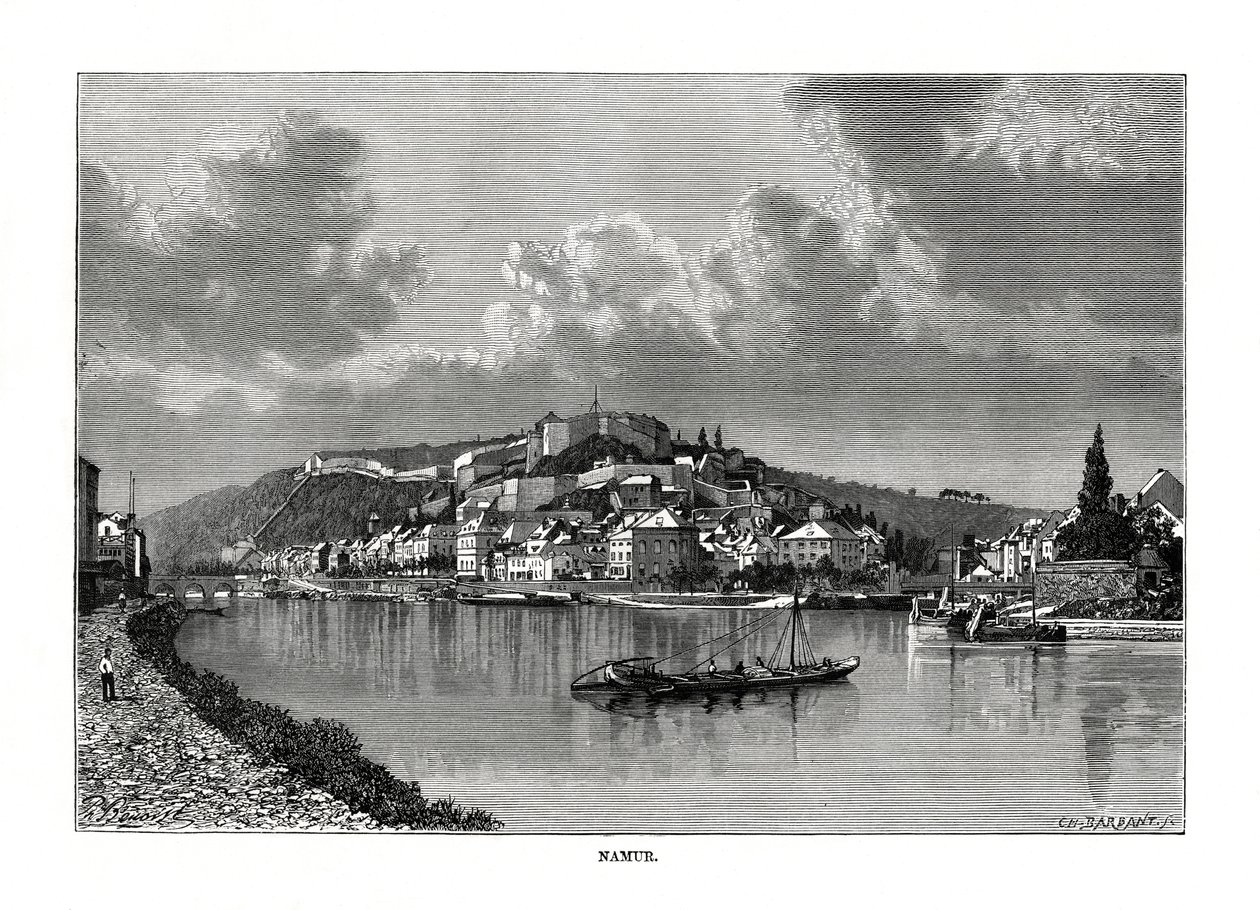 Namur, Belgia, 1879 tekijältä Charles Barbant