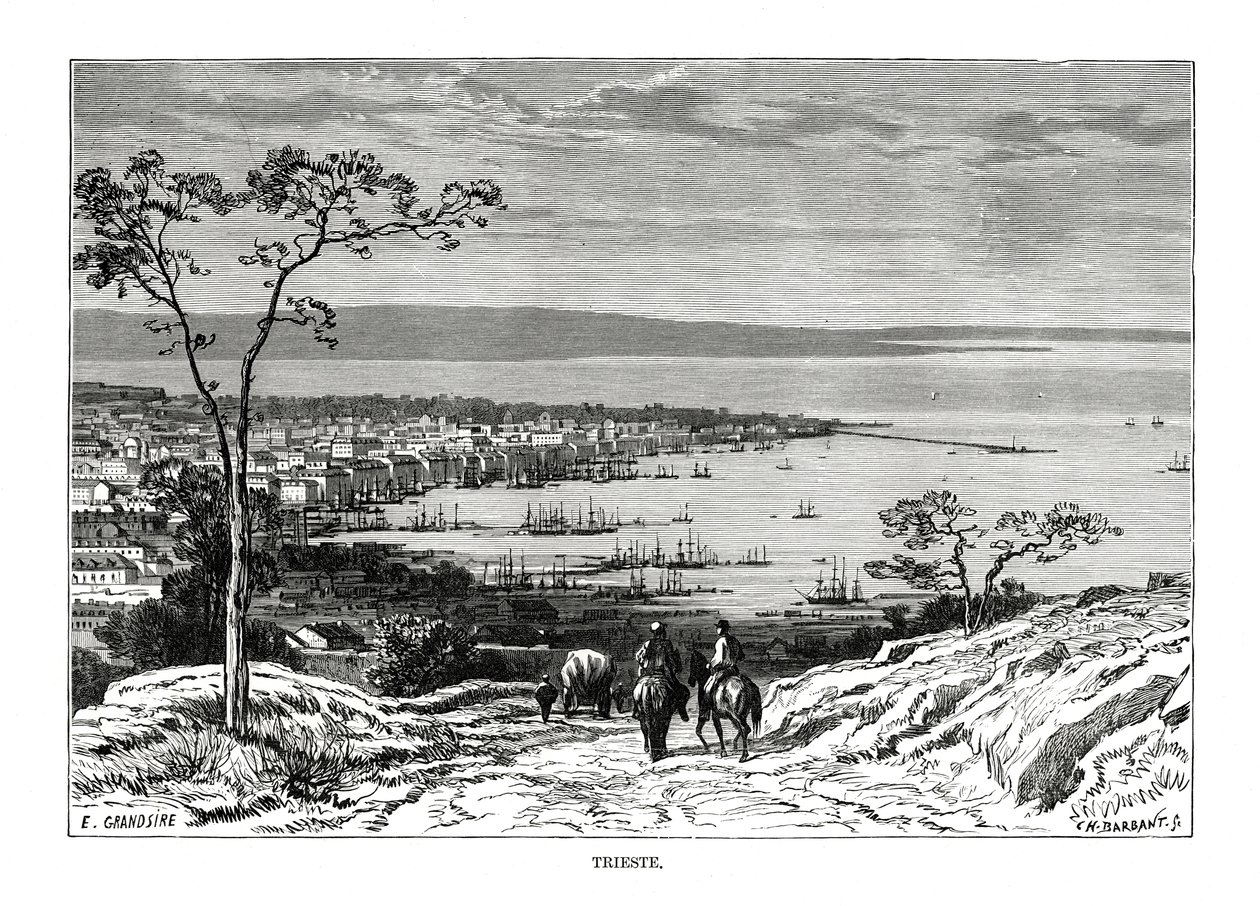 Trieste, Italia, 1879 tekijältä Charles Barbant