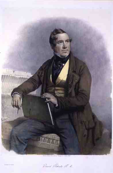 David Roberts R.A:n muotokuva (1776-1864) tekijältä Charles Baugniet