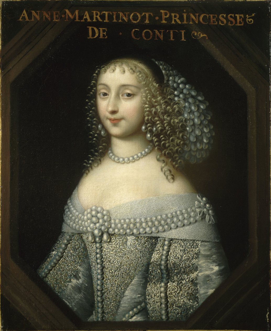Anne Marie Martinozzi 1637-1672, Contin prinsessa, noin 1665. tekijältä Charles Beaubrun