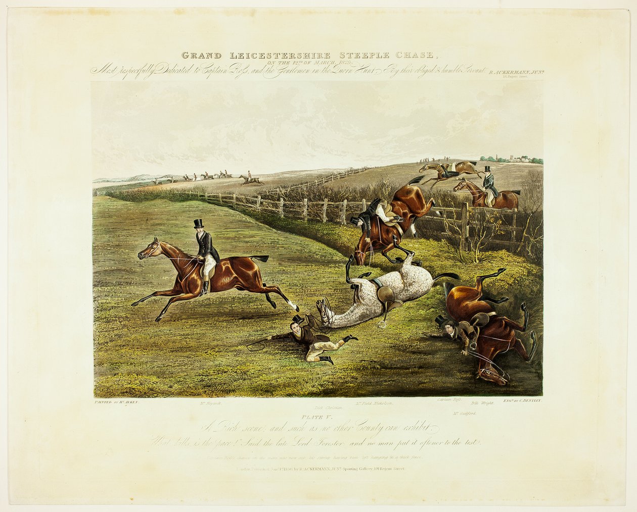 Rikas kohtaus, Grand Leicestershire Steeplechase -kilpailusta tekijältä Charles Bentley