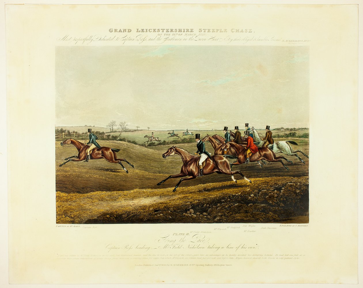 Going the Pace, Leicestershiren Grand Steeplechase -tapahtumasta tekijältä Charles Bentley