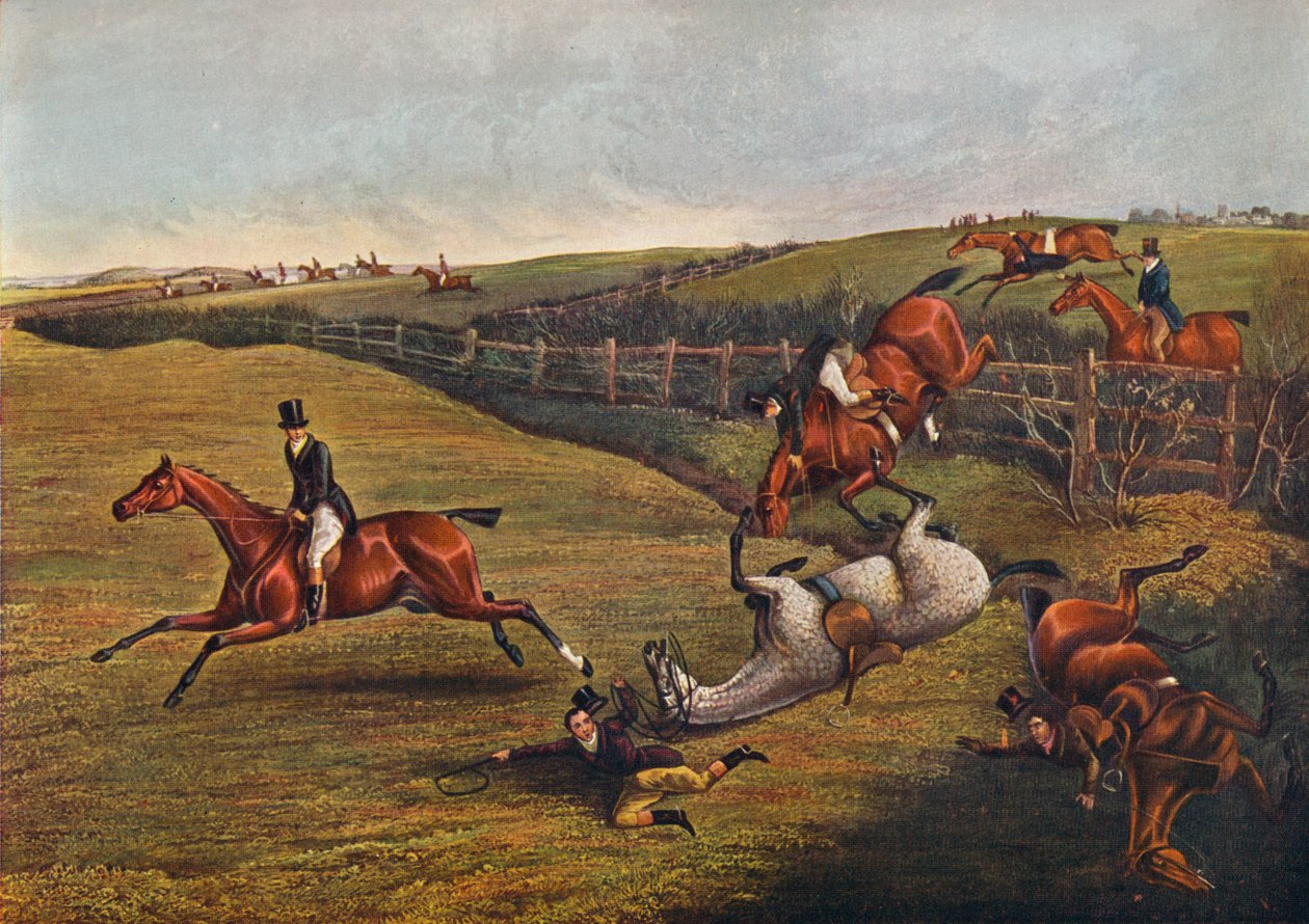 Levy V: Grand Leicestershire Steeplechase, 1829, 1830, 1922 tekijältä Charles Bentley
