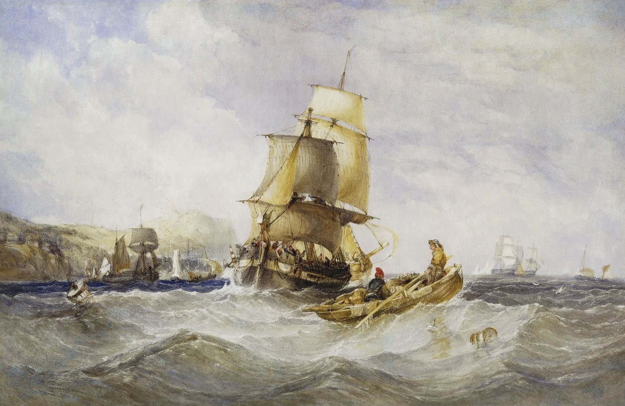 Toimitus Scarboroughista, 1848 tekijältä Charles Bentley
