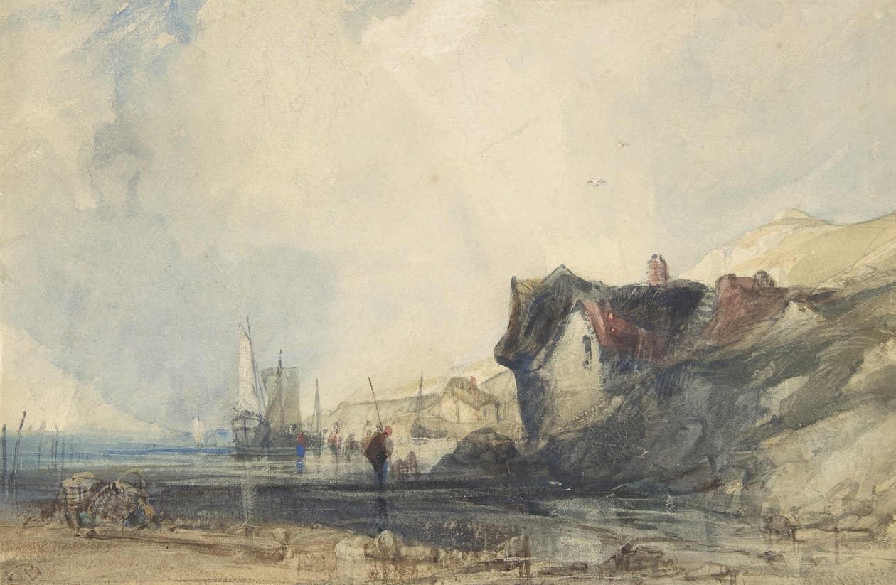 Näkymä rannikolle Dealissa, n. 1846. tekijältä Charles Bentley