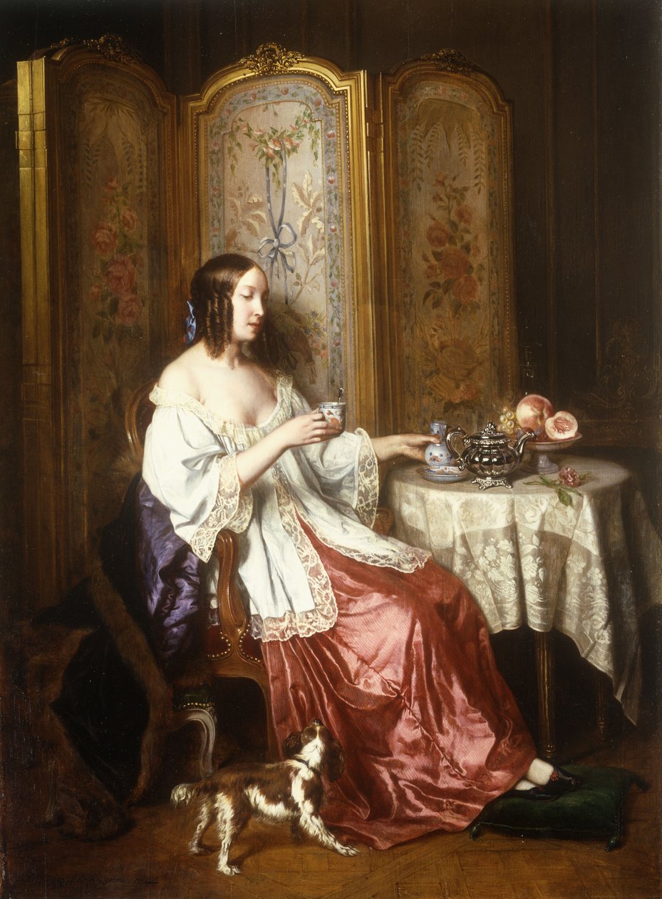 Kuppi suklaata, 1844 tekijältä Charles Beranger