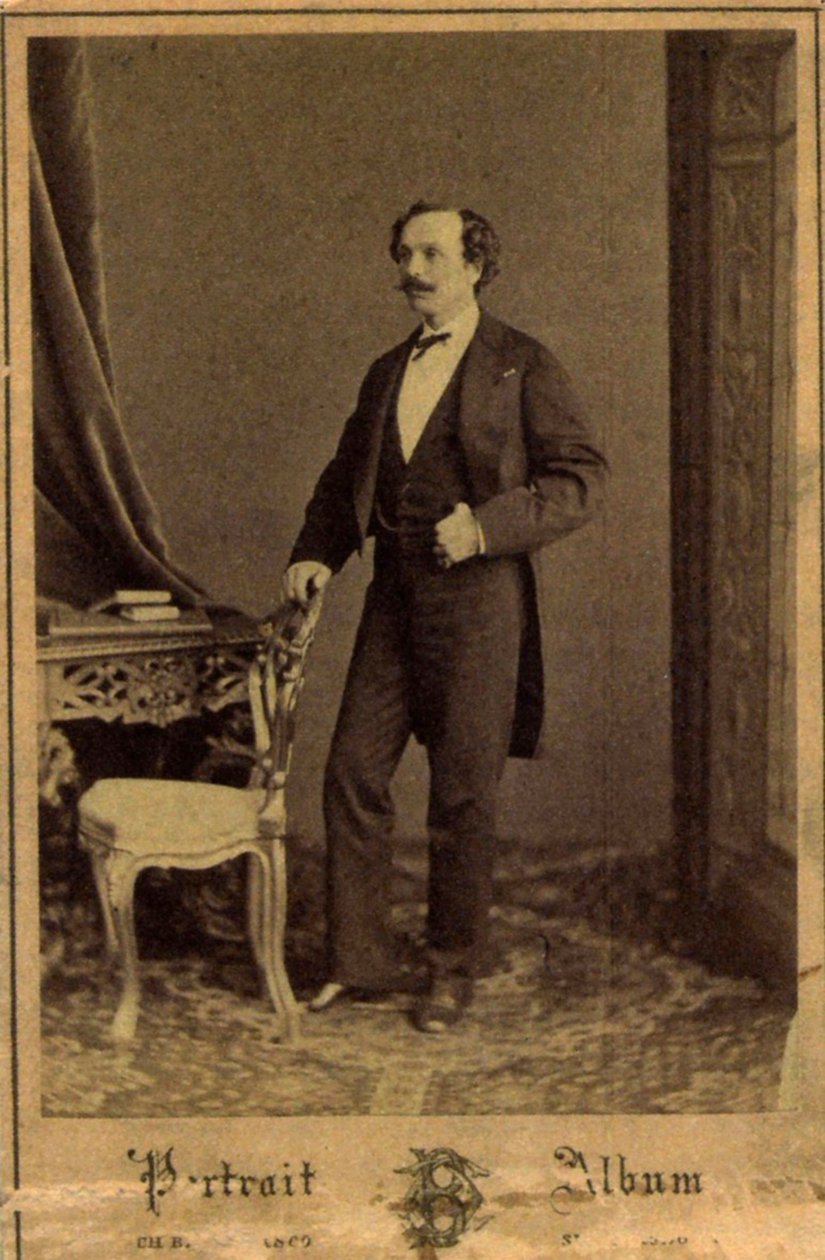 Marius Petipa, venäläinen balettitanssija ja koreografi, 1855 tekijältä Charles Bergamasco