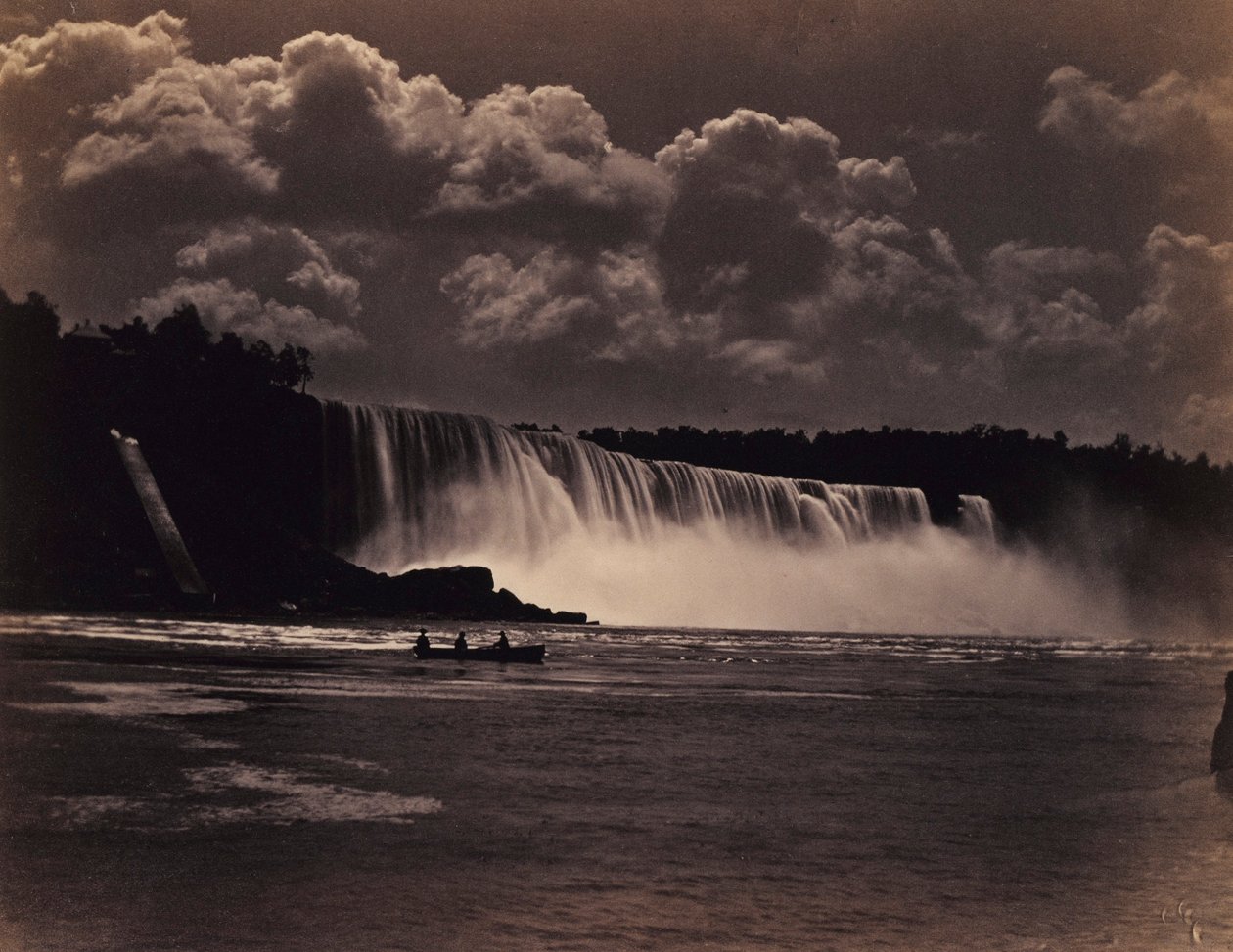 Niagara, veneellä tekijältä Charles Bierstadt