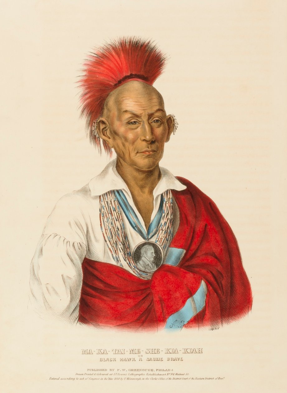 MA-KA-TAI-ME-SHE-KIA-KIA-KIAH, Pohjois-Amerikan intiaaniheimojen historiasta. tekijältä Charles Bird King