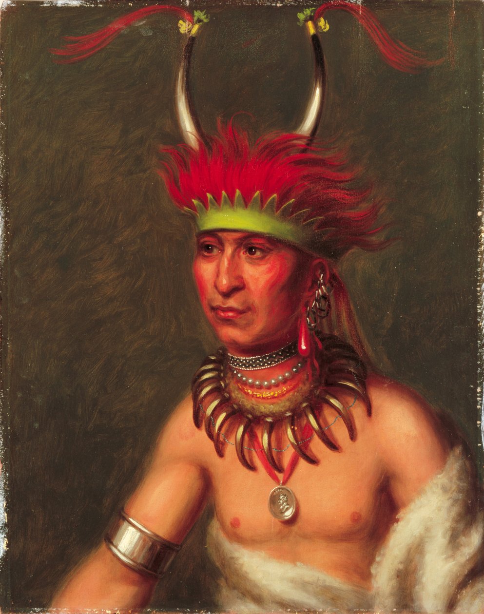 Monchousia (White Plume), Kansa tekijältä Charles Bird King