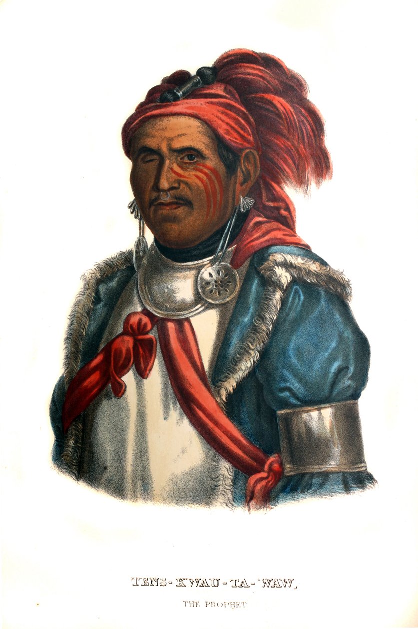 Tenskwatawa eli "profeetta" tekijältä Charles Bird King