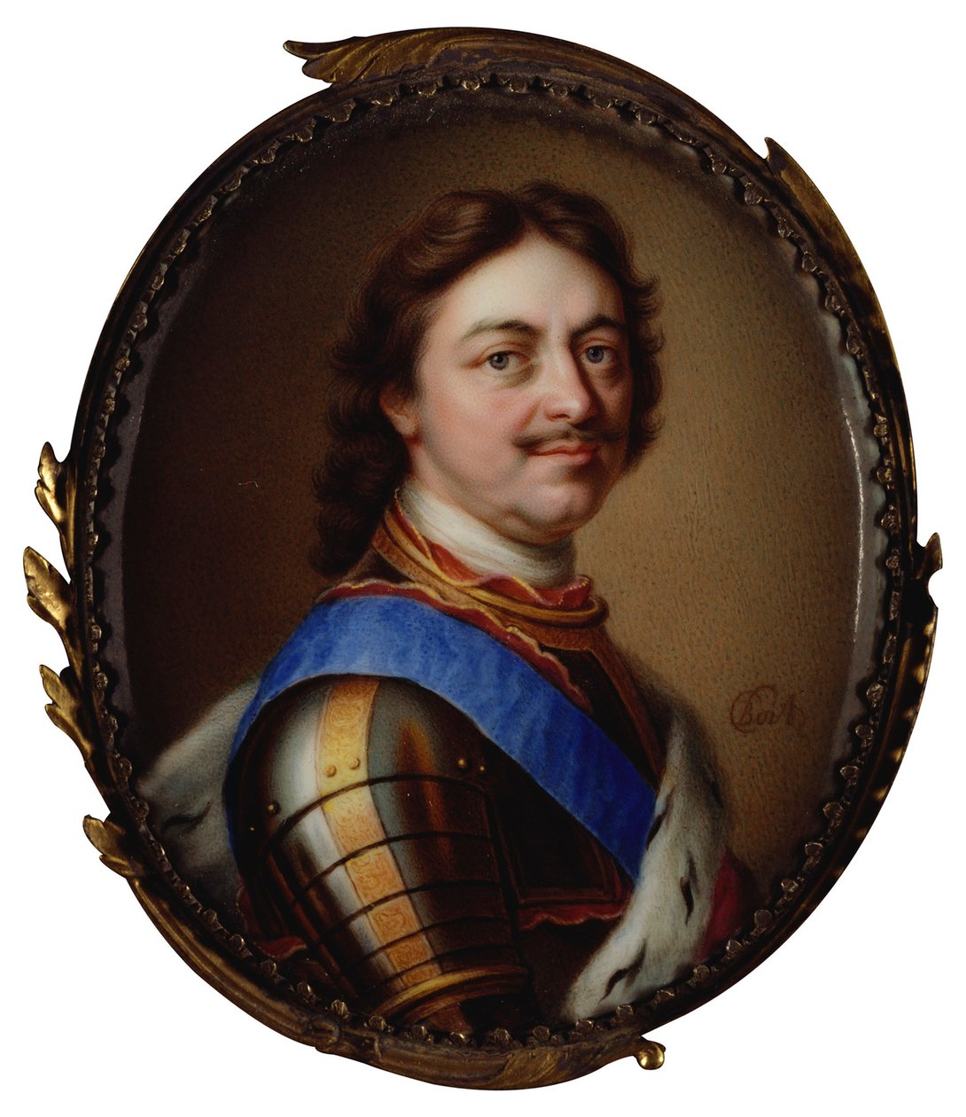 Keisari Pietari I Suuren muotokuva 1672-1725, 1717. tekijältä Charles Boit