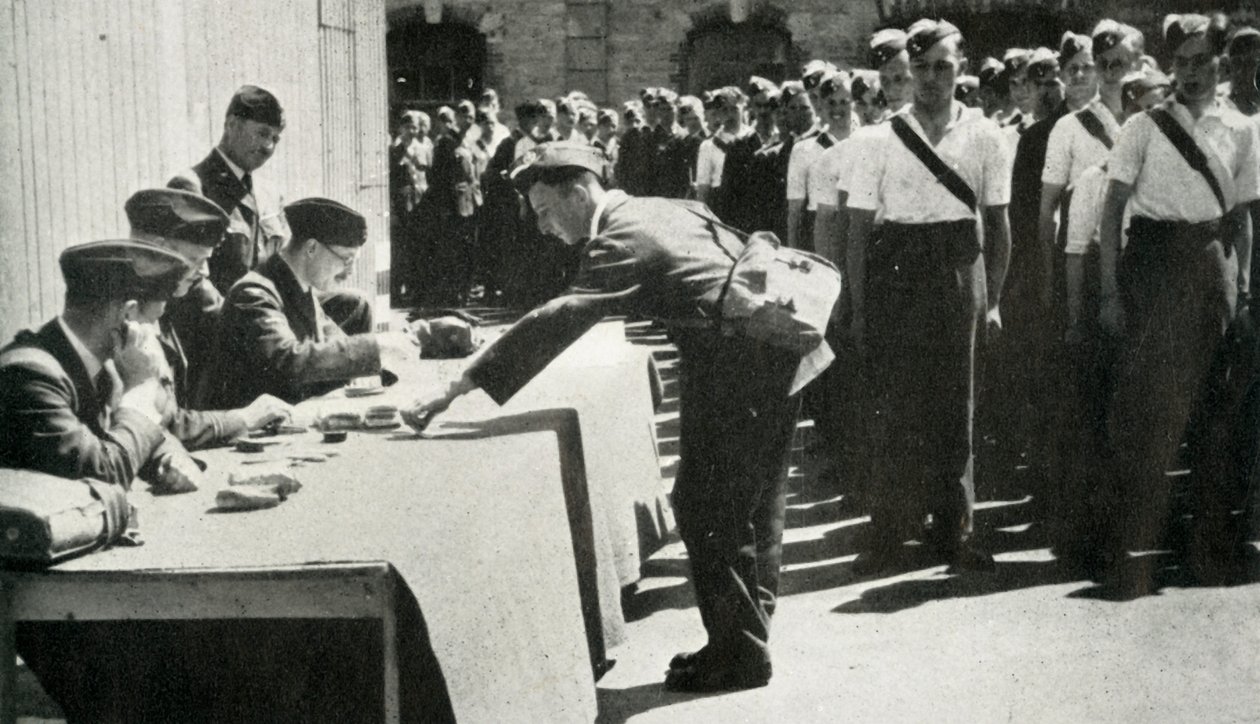 Palkkapäivän eroaika kuninkaallisissa ilmavoimissa säännöllisin väliajoin, 1941. tekijältä Charles Brown