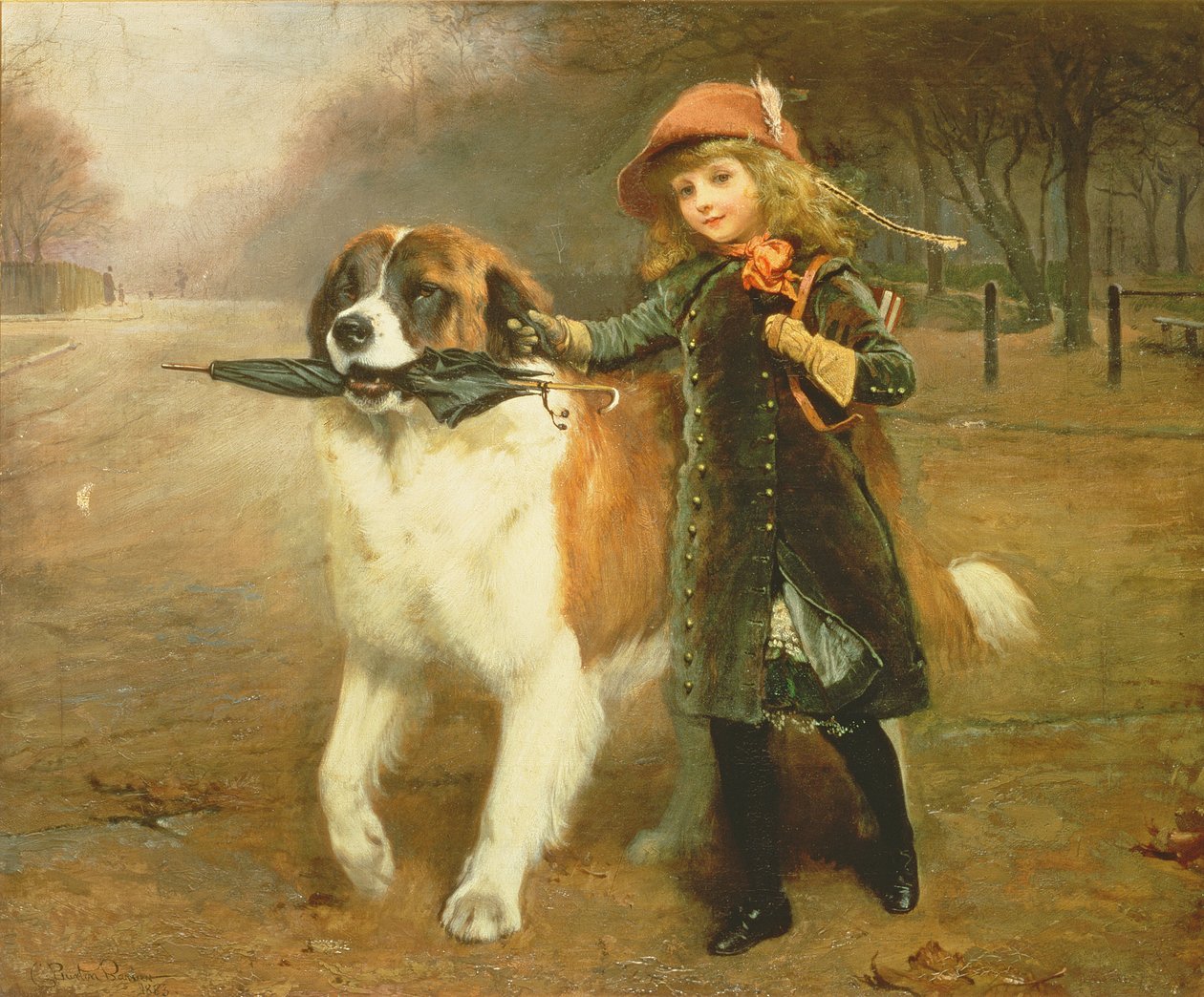 Kouluun, 1883 tekijältä Charles Burton