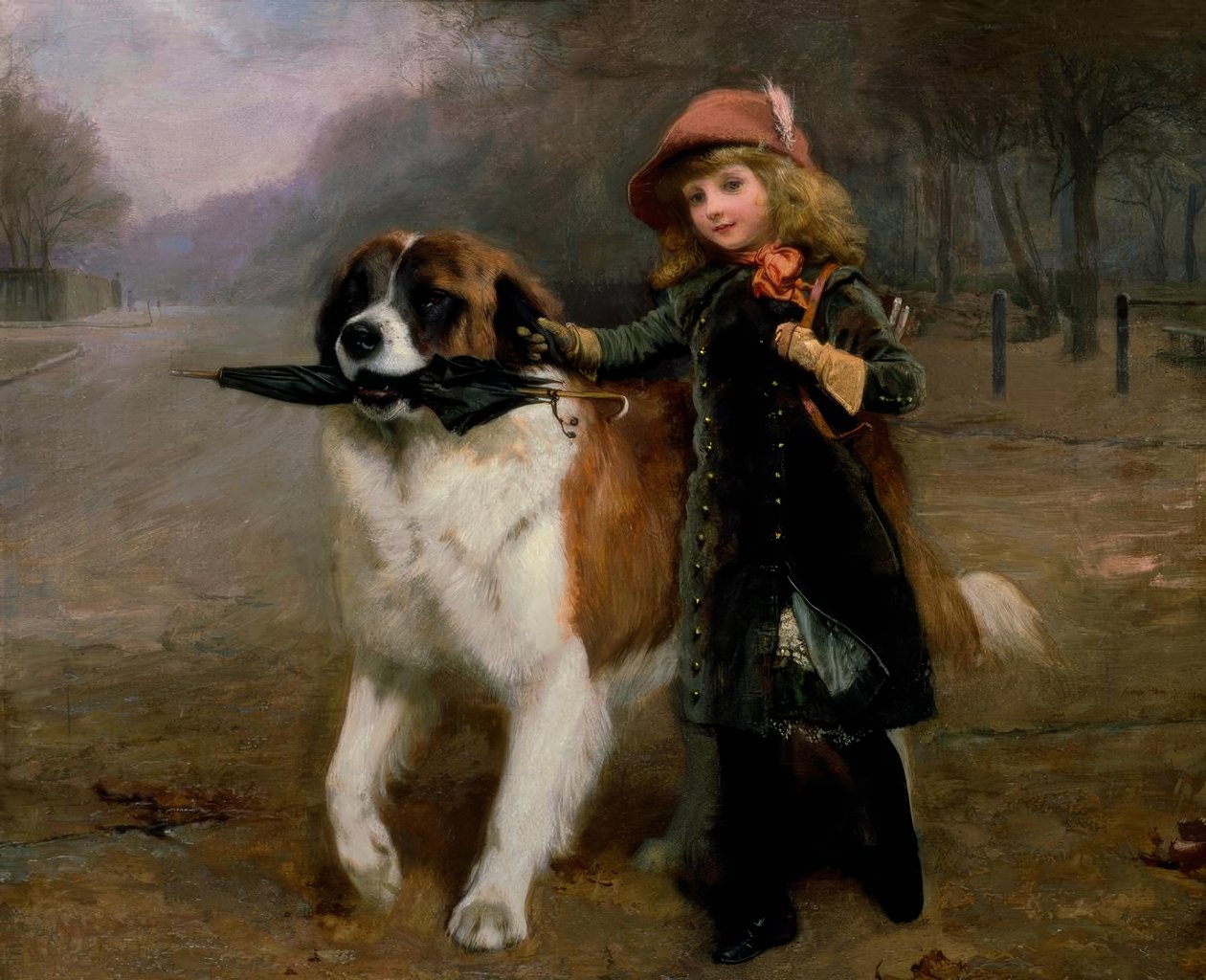 Charles B. Barber, Pois kouluun / Gemälde, 1883 tekijältä Charles Burton Barber