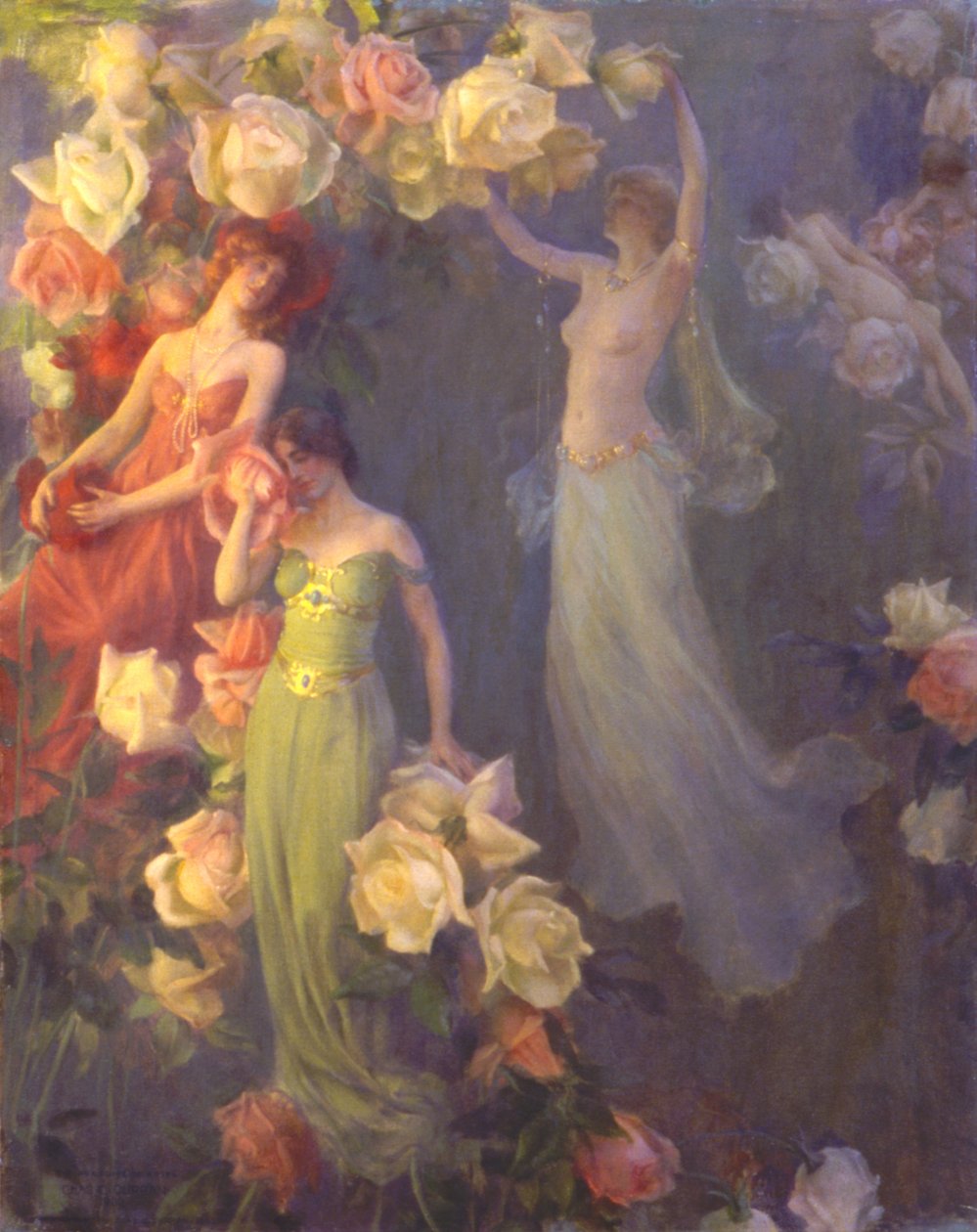Ruusujen hajuvesi, 1902. tekijältä Charles C. Curran