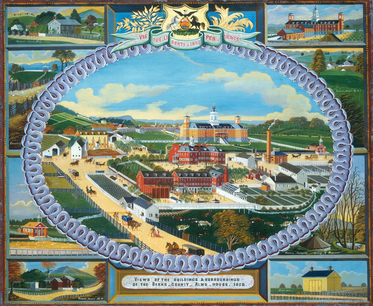 Berks County Almshouse, 1878 tekijältä Charles C. Hofmann