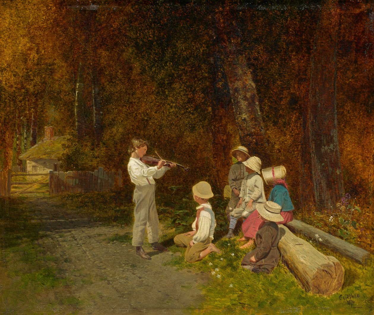 Hänen ensimmäinen esiintymisensä julkisuudessa tekijältä Charles Caleb Ward
