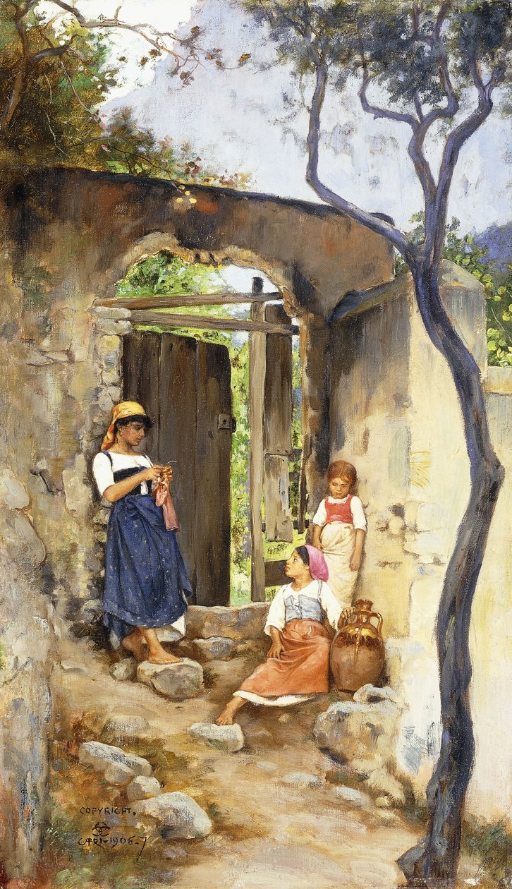 Puutarhan ovi, 1906-1907 tekijältä Charles Caryl Coleman