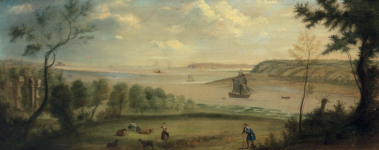 Matkustaja, joka lepää Broke Hallin alueella Suffolkissa tekijältä Charles Catton