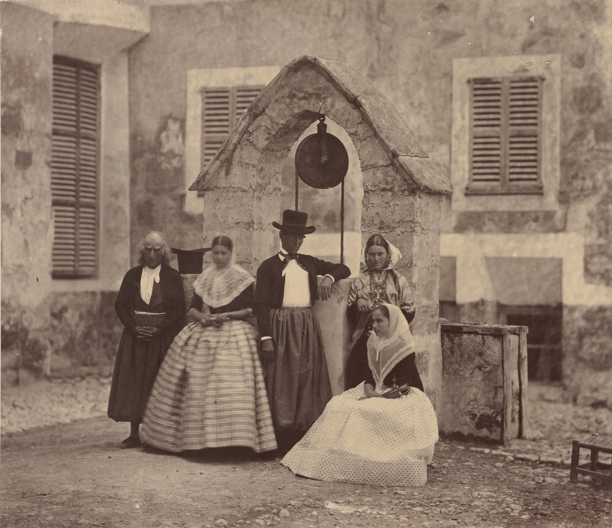 Baleaarit, Palman ja sen ympäristön kyläläiset, 1860. tekijältä Charles Clifford