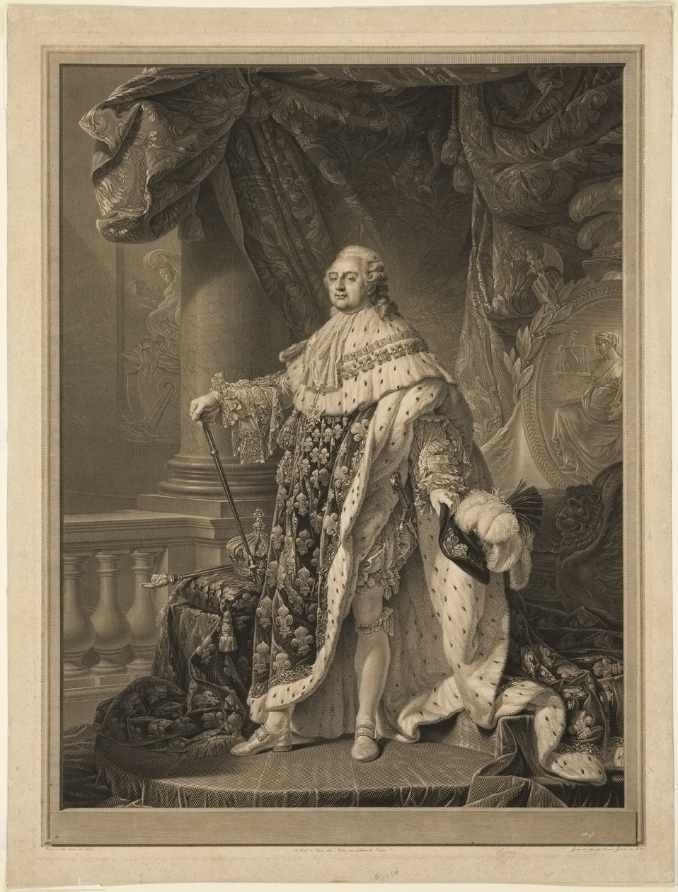 Ludvig XVI tekijältä Charles Clément Bervic