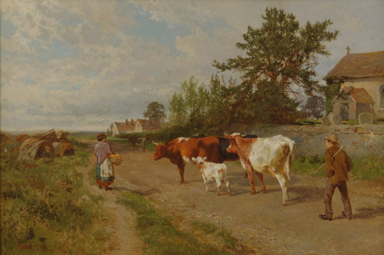 Menee markkinoille, 1895 tekijältä Charles Collins