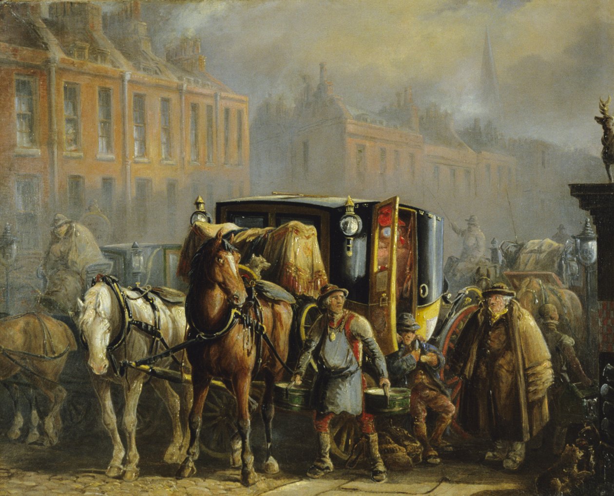 London Cab (öljy kankaalle) (katso pari numerosta 266153) tekijältä Charles Cooper Henderson