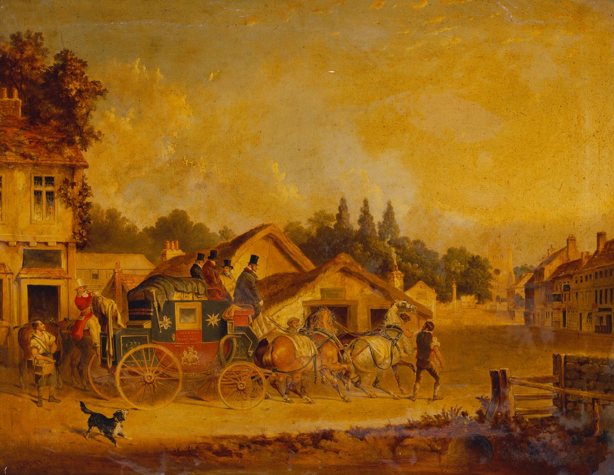 Yorkin saapuminen Lontoon Royal Mailiin tekijältä Charles Cooper Henderson