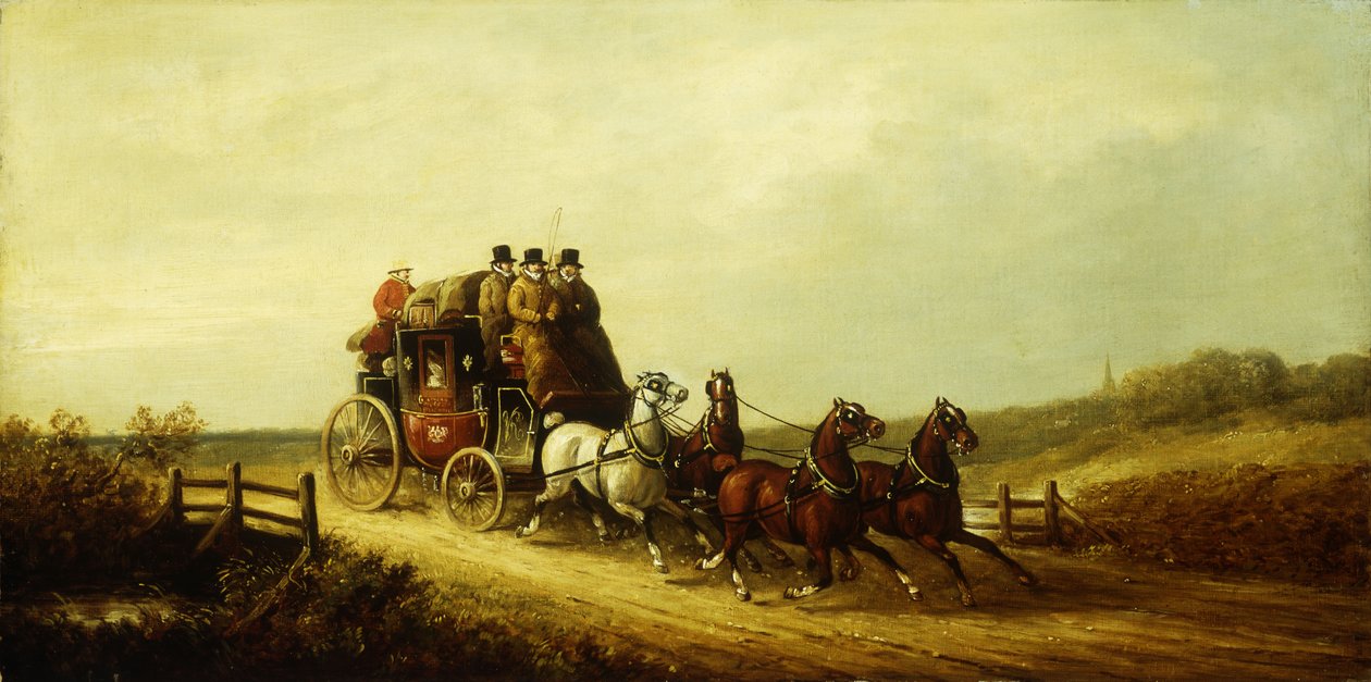 Lontoosta Brightoniin Royal Mail Open Roadilla, tekijältä Charles Cooper Henderson