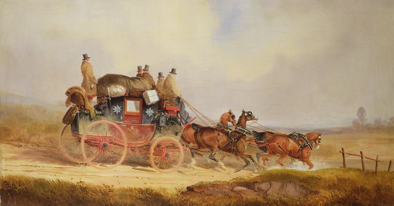 Lontoosta Louthiin Royal Mail (pari numeroon 378792) tekijältä Charles Cooper Henderson