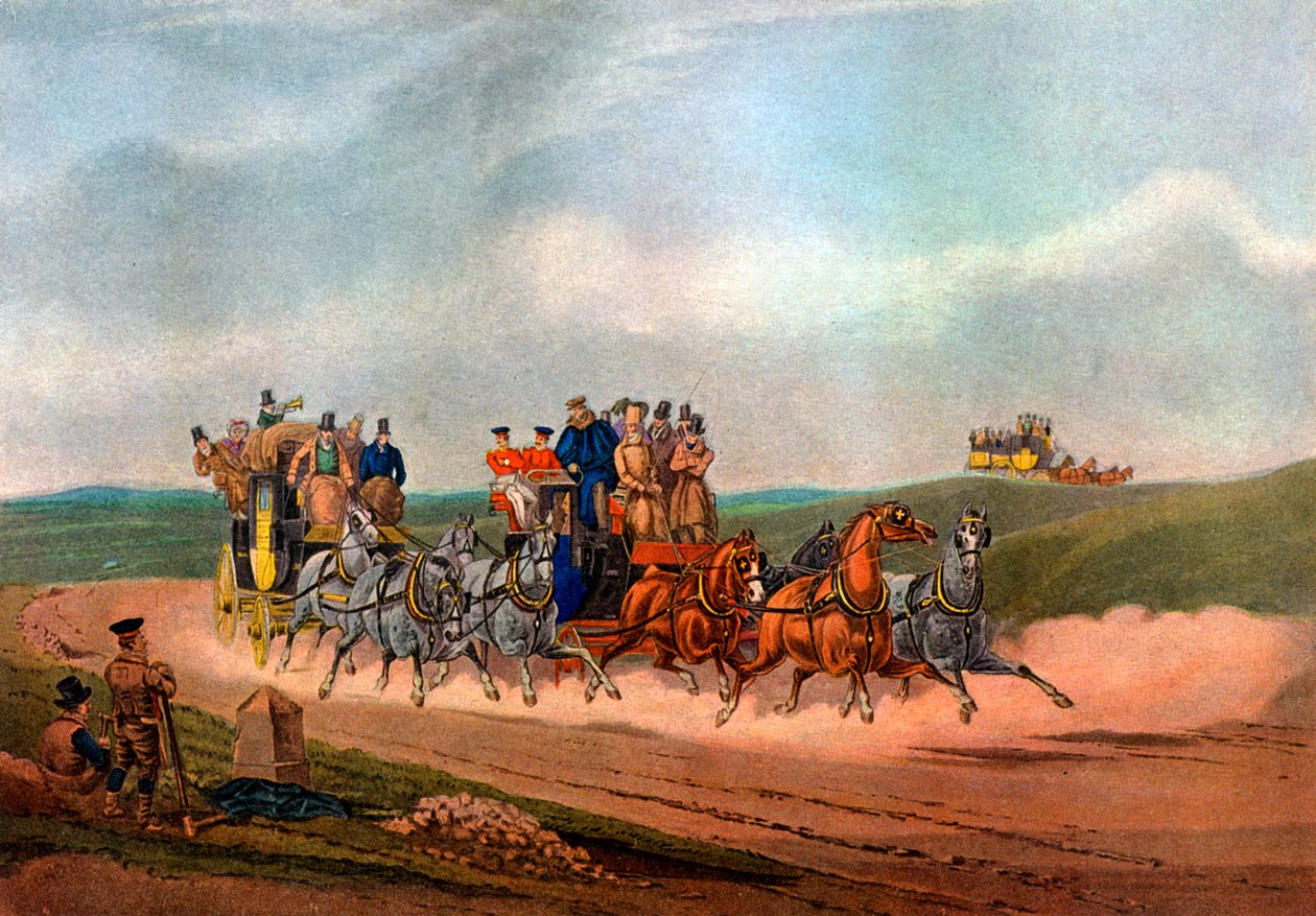 Opposition Coaches, 1837 1927. tekijältä Charles Cooper Henderson