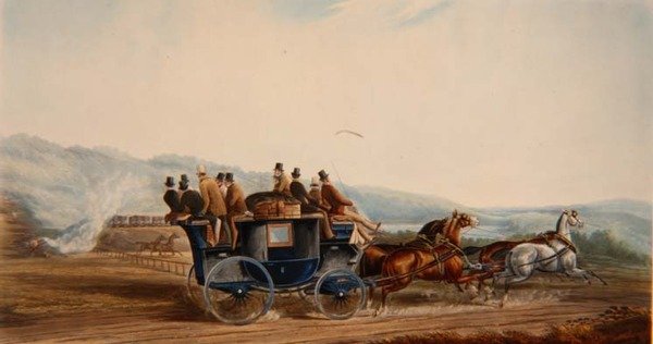 Road Versus Rail, kaiverrettu J. Harris, "Fores