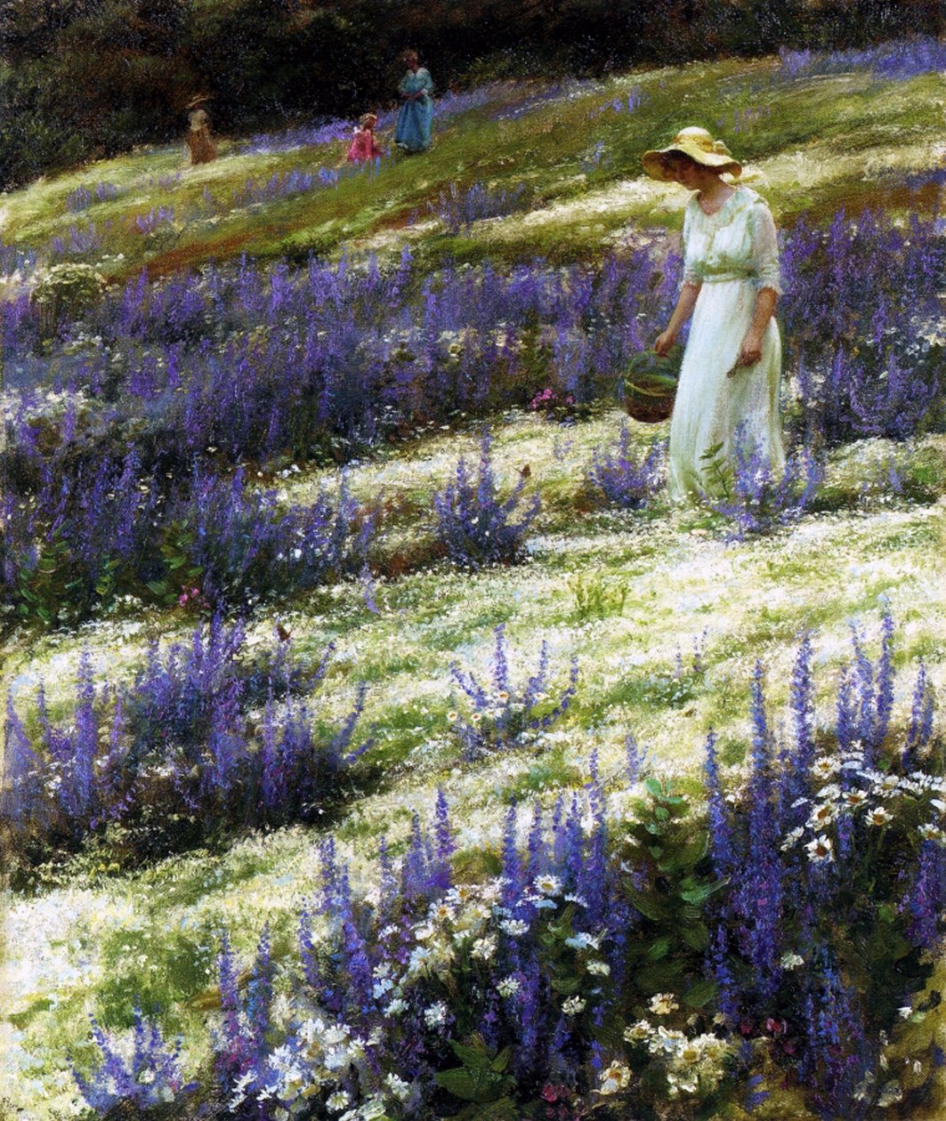 Mäellä, 1914 tekijältä Charles Courtney Curran