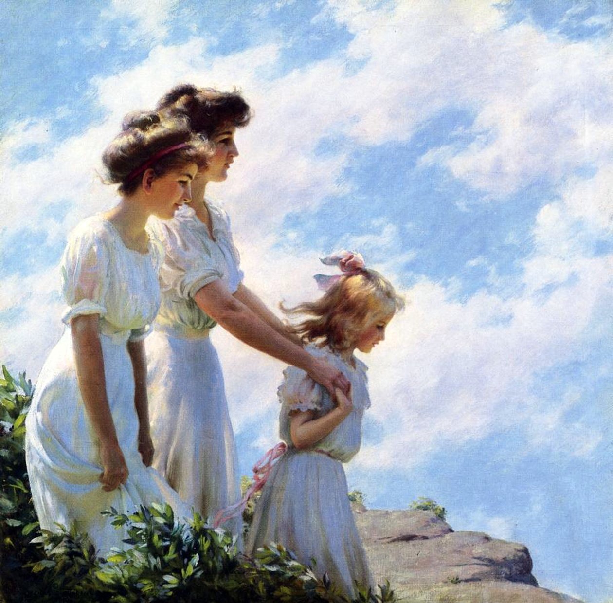 Kalliolla tekijältä Charles Courtney Curran