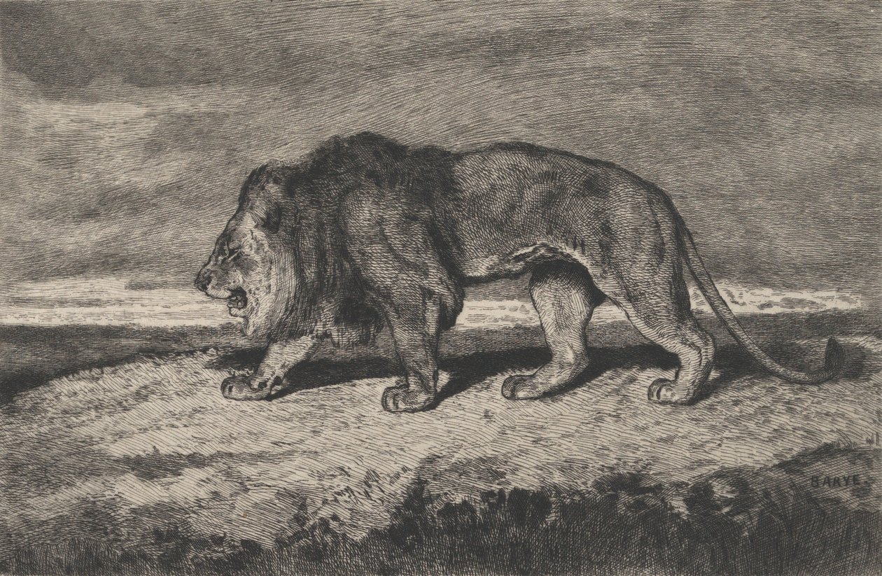 Leijona kävelee, 1866-1897. tekijältä Charles Courtry