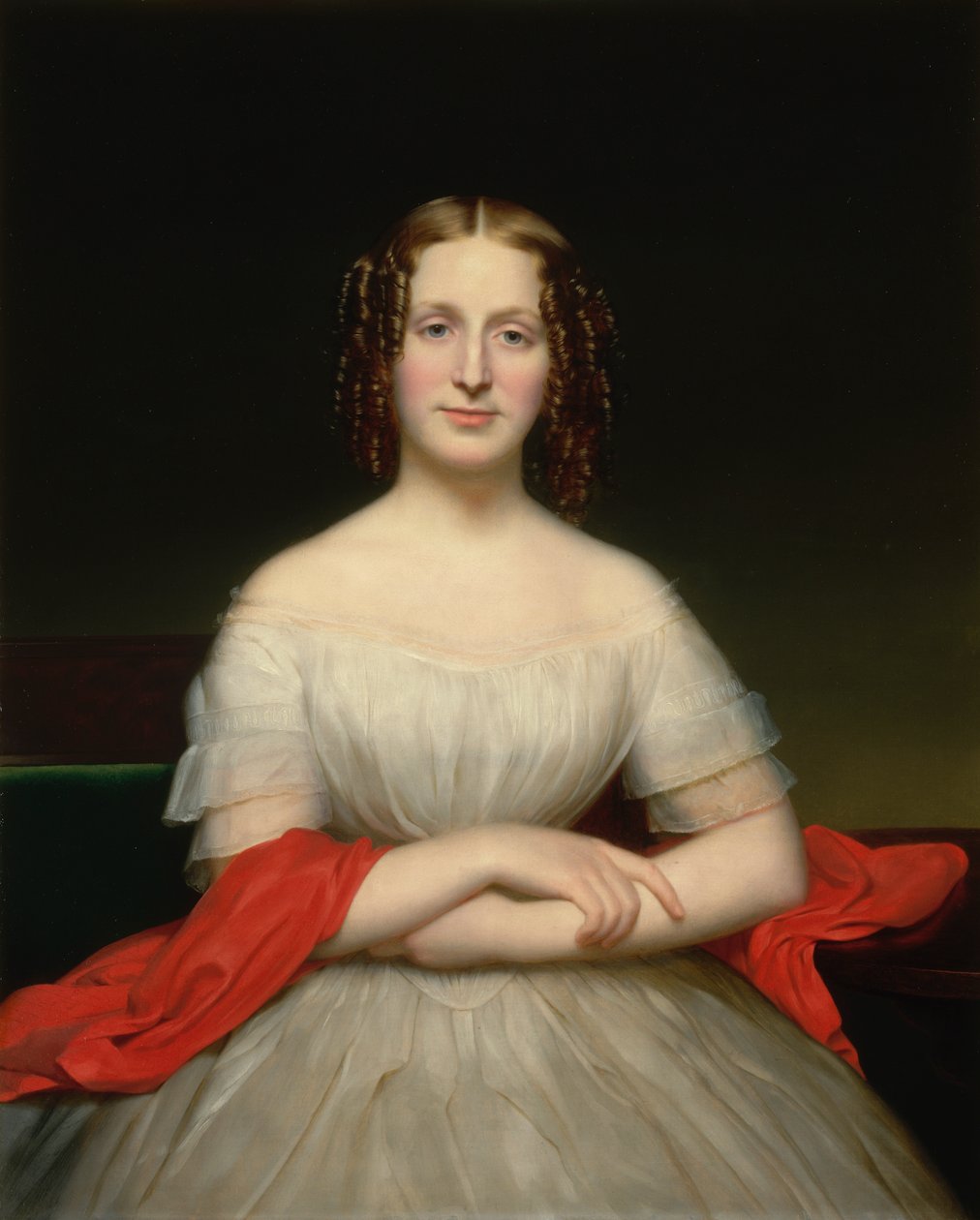 Fidelia Marshallin muotokuva, n. 1840 tekijältä Charles Cromwell Ingham