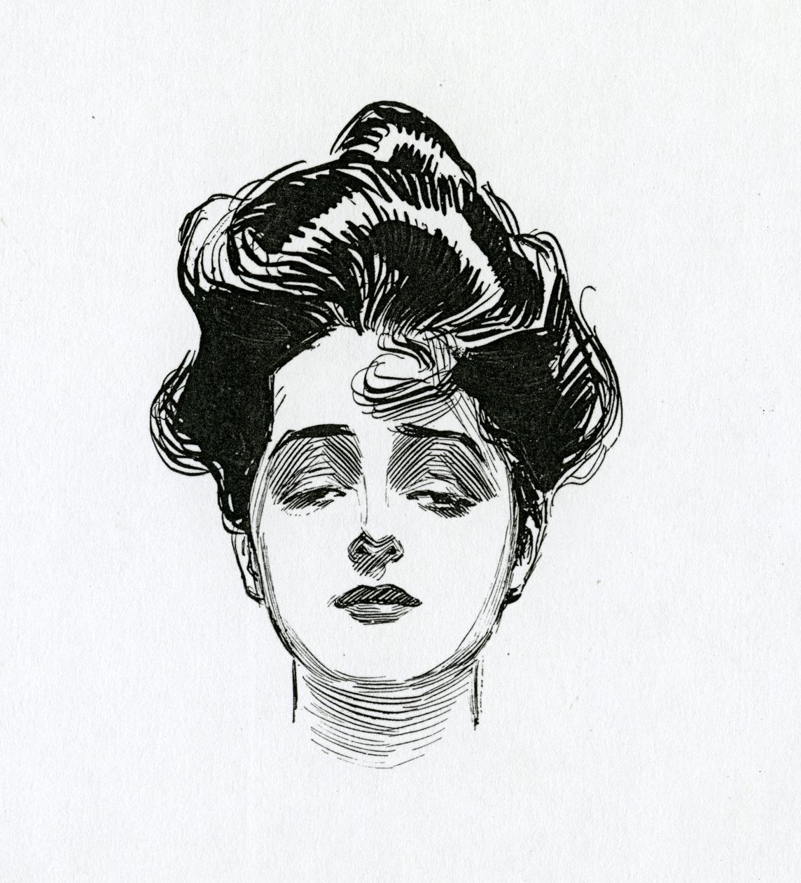 Gibson-tyttö, n. 1902 tekijältä Charles Dana Gibson