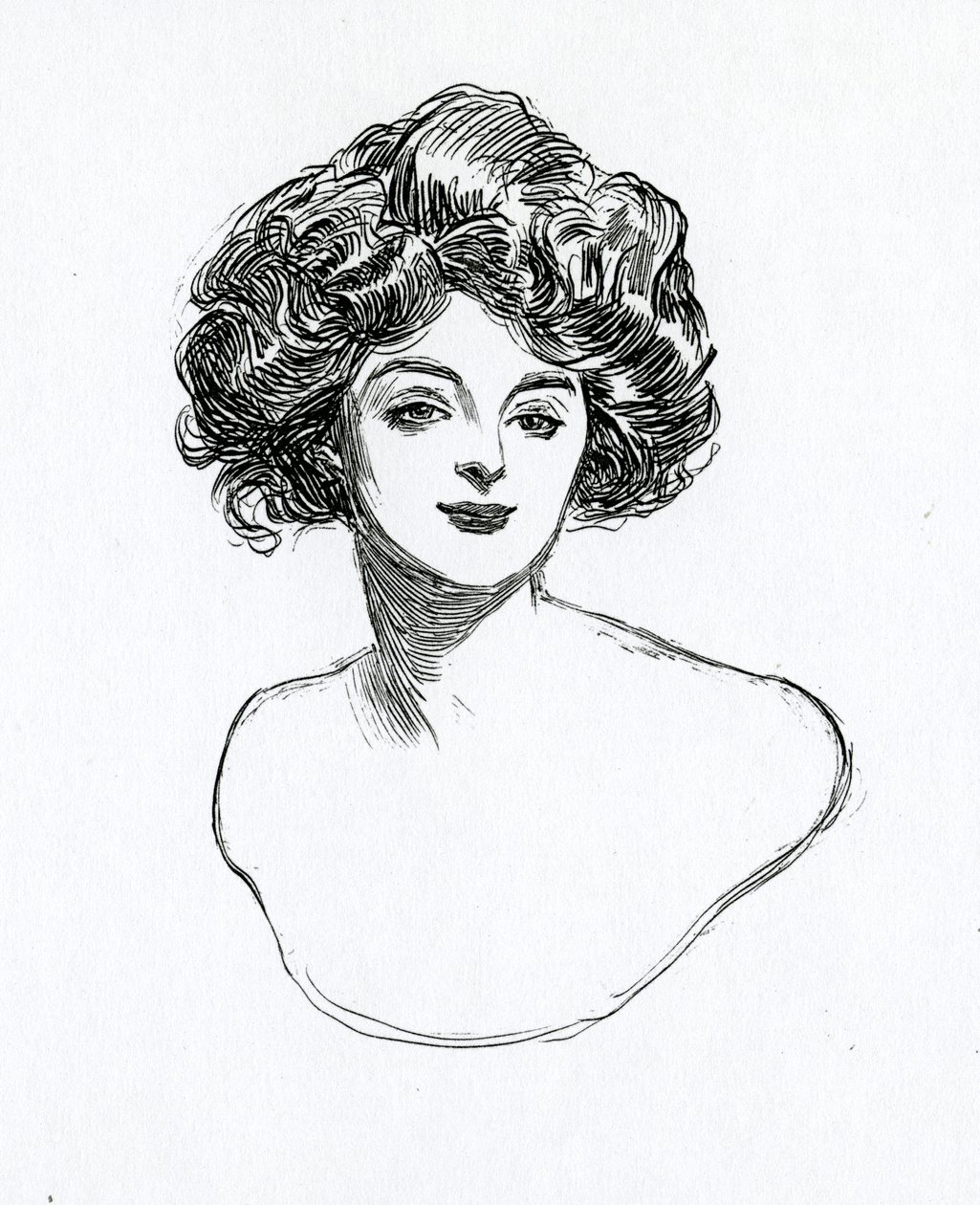 Gibson-tyttö, n. 1902 tekijältä Charles Dana Gibson