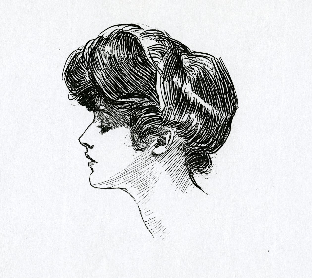 Gibsonin tyttö, noin 1902 tekijältä Charles Dana Gibson