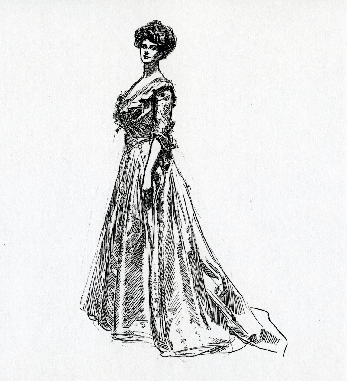 Gibson-tyttö, n. 1902 tekijältä Charles Dana Gibson