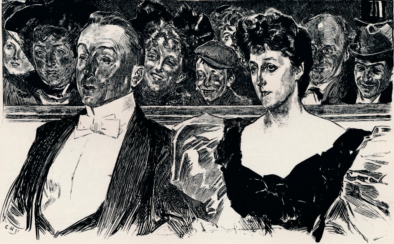 Theatressa, c1876-1898, 1898 tekijältä Charles Dana Gibson
