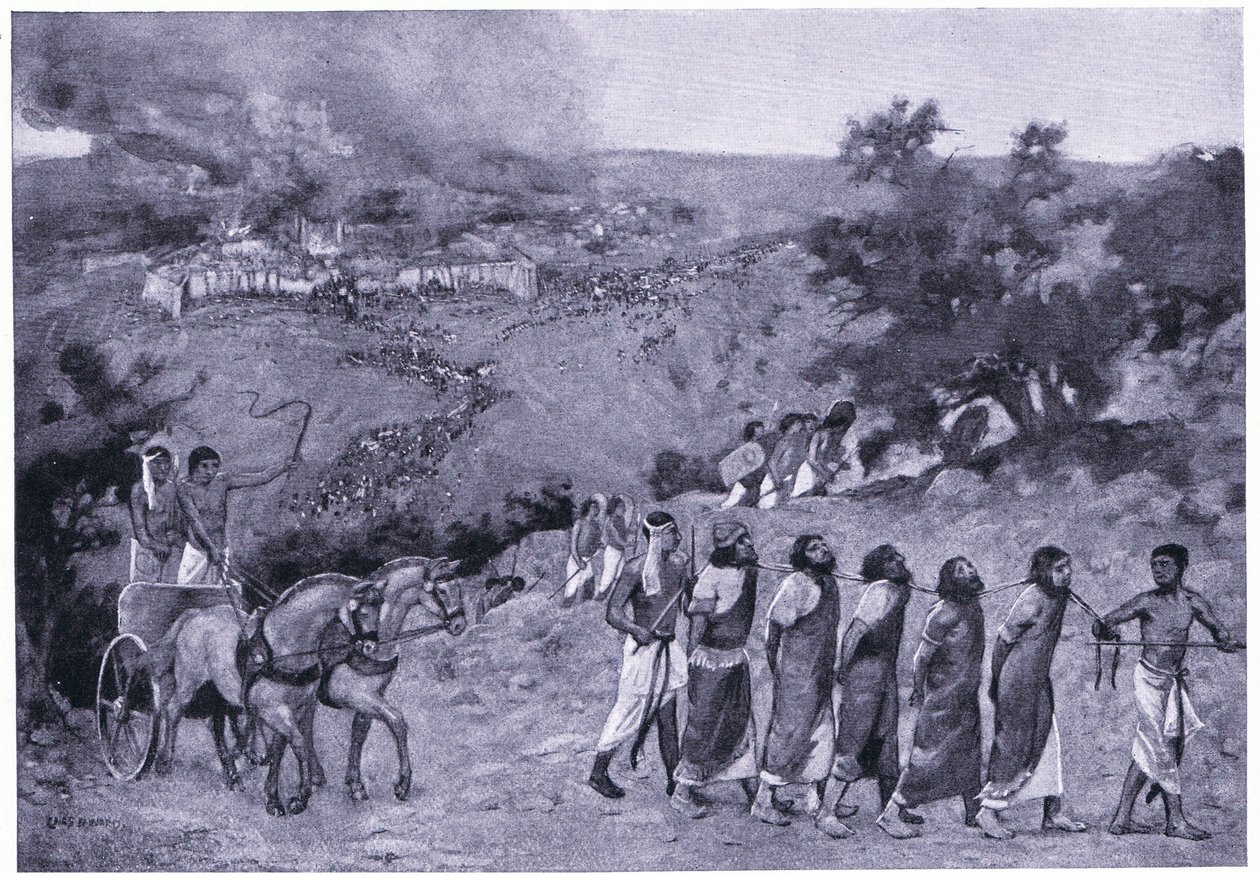 Egyptiläinen leiri Öljymäellä, noin 1920 (litho) tekijältä Charles Daniel Ward