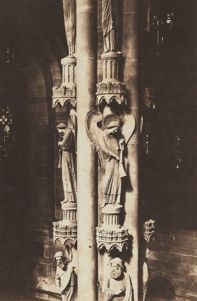 Strasbourgin katedraali, enkelipilari, noin 1858 (kuva). tekijältä Charles David Winter