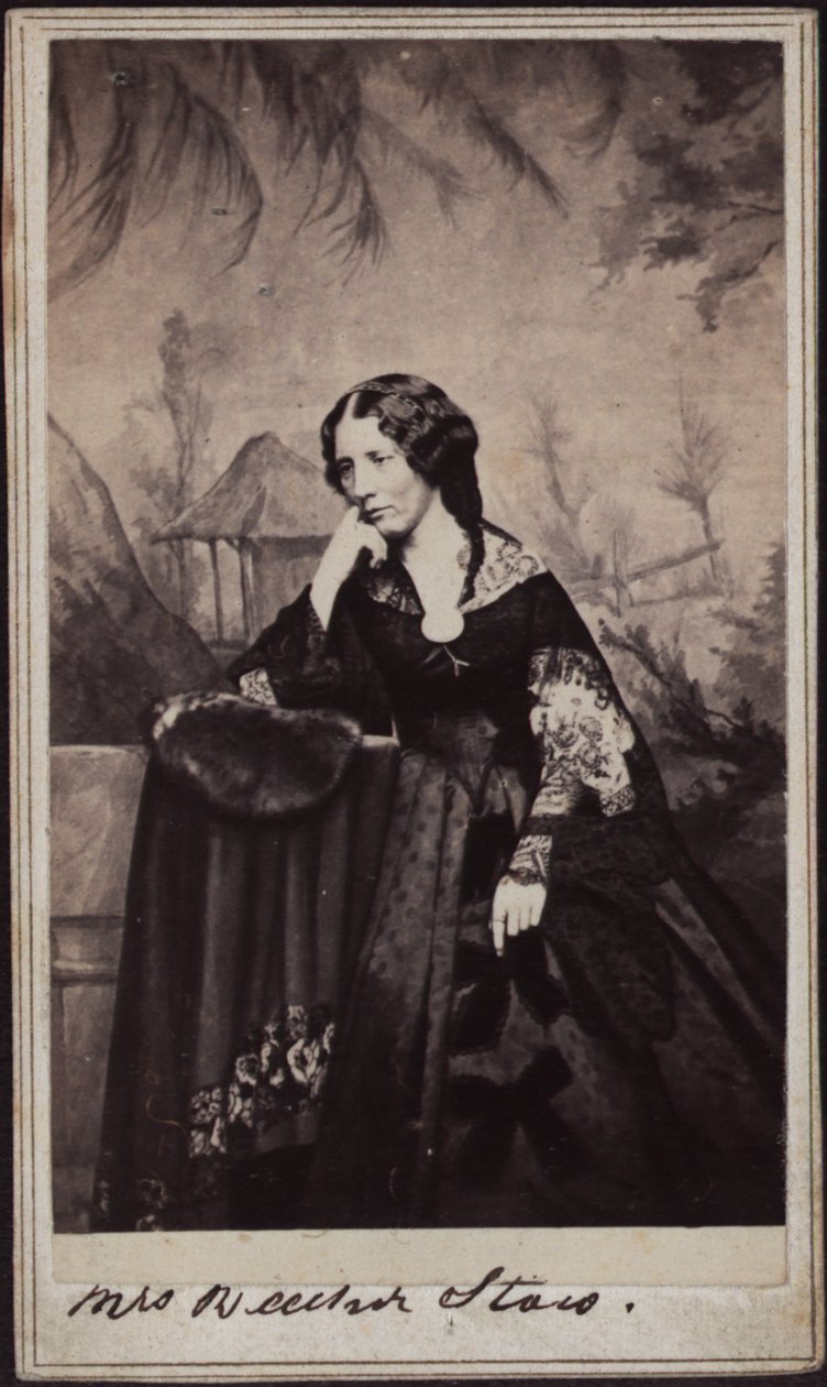 Harriet Beecher Stowen muotokuva 1811-1896, noin 1860. tekijältä Charles DeForest Fredricks
