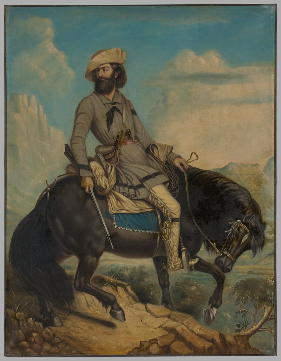 Long Jakes (taiteilijan kopio alkuperäisen vuodelta 1844) tekijältä Charles Deas