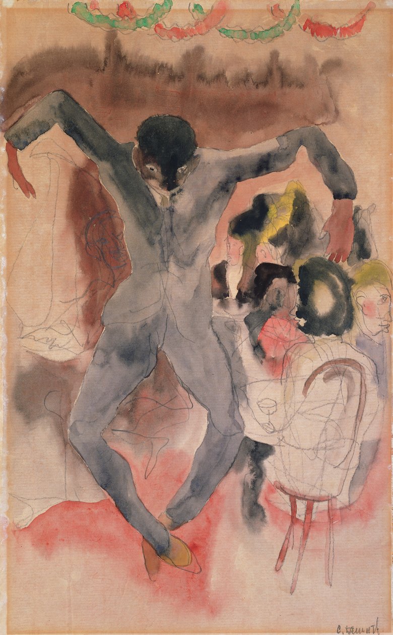Black Dancing (wc paperilla) tekijältä Charles Demuth