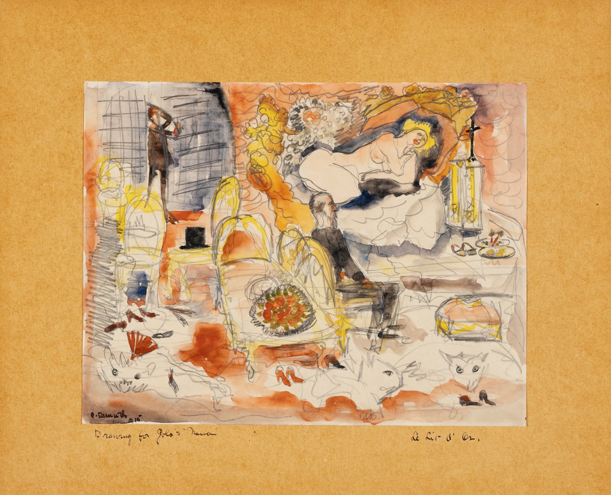 Kreivi Muffat löytää Nanan markiisi de Chouardin kanssa tekijältä Charles Demuth